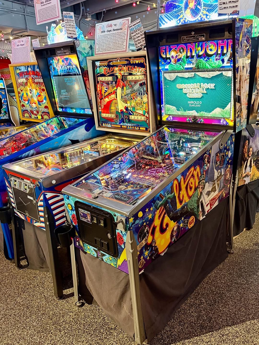 Jersey Jack Pinball Elton John Platinum Edition pinball machine