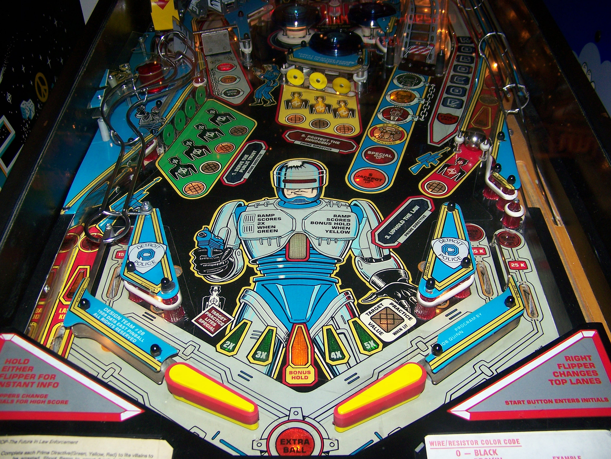 Data East Robocop pinball machine (Refurbished) - Image 3