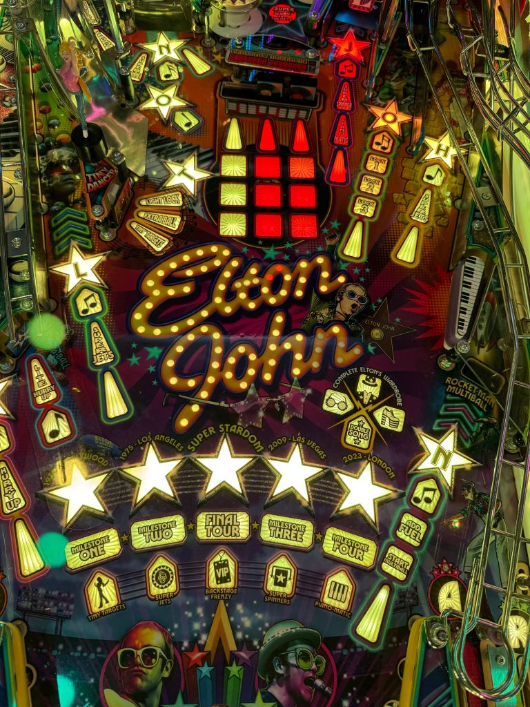 Jersey Jack Pinball Elton John Platinum Edition (Refurbished)