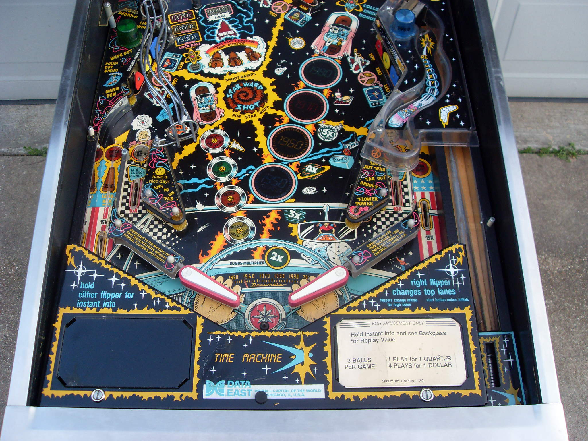 Data East Time Machine (Refurbished) - Image 3