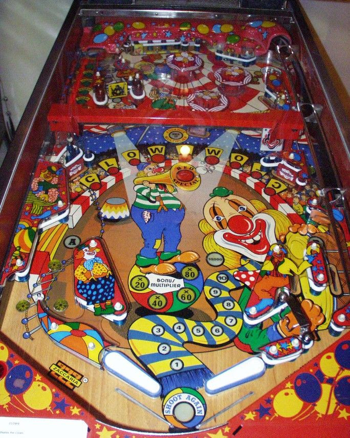Zaccaria Clown pinball machine (Refurbished)