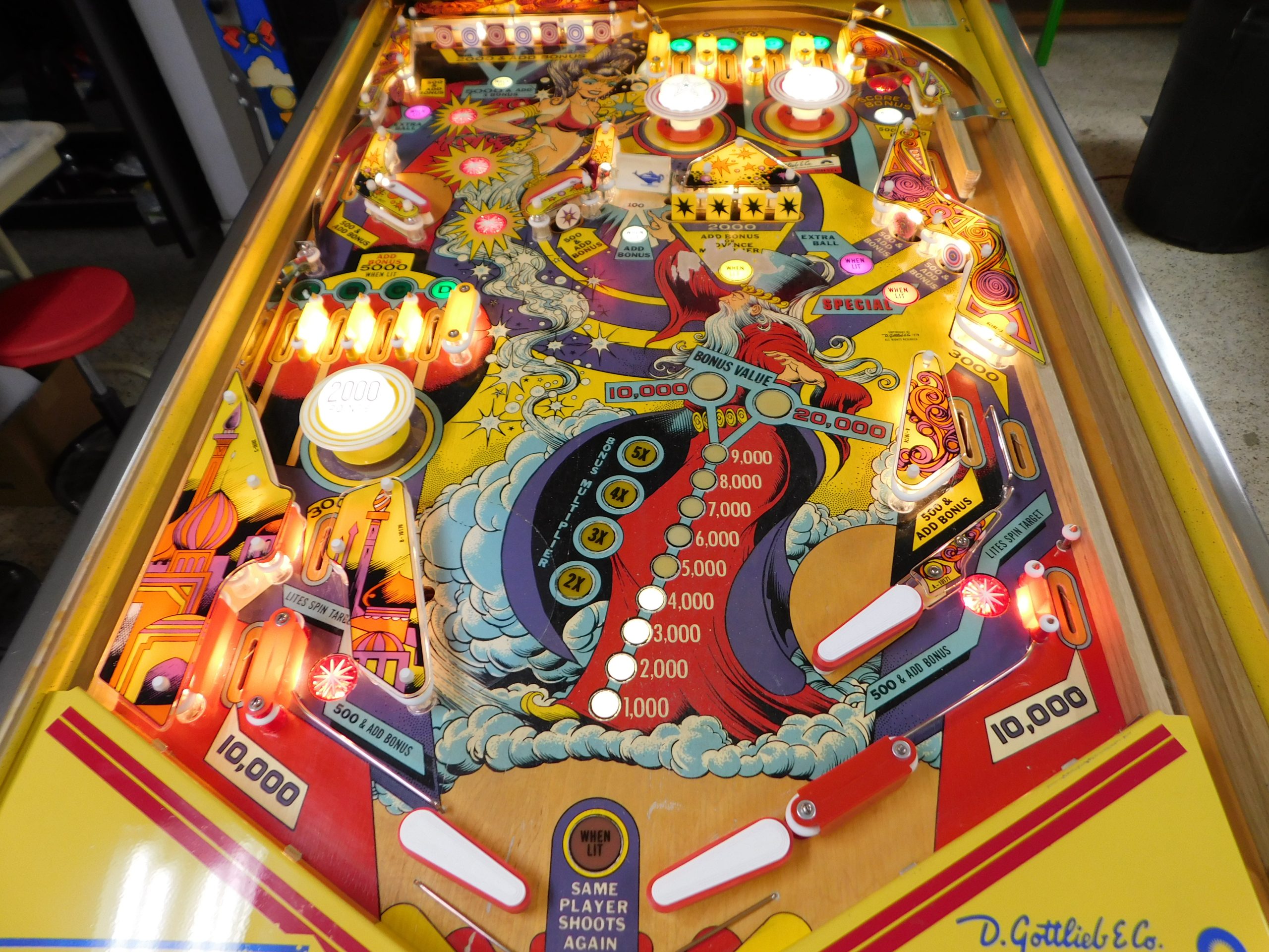 1979 Gottlieb Genie (Refurbished) - Image 21