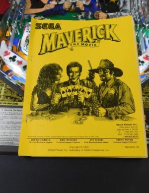 1994 Data East/Sega Maverick The Movie (Refurbished) - Image 12