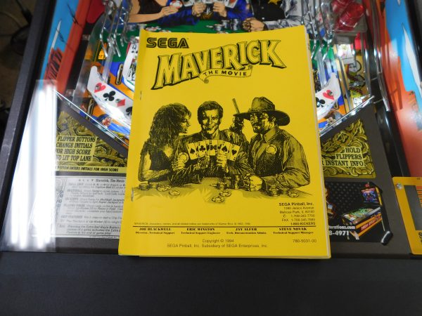 1994 Data East/Sega Maverick The Movie (Refurbished)
