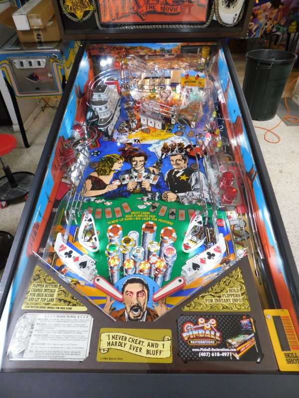 1994 Data East/Sega Maverick The Movie (Refurbished)